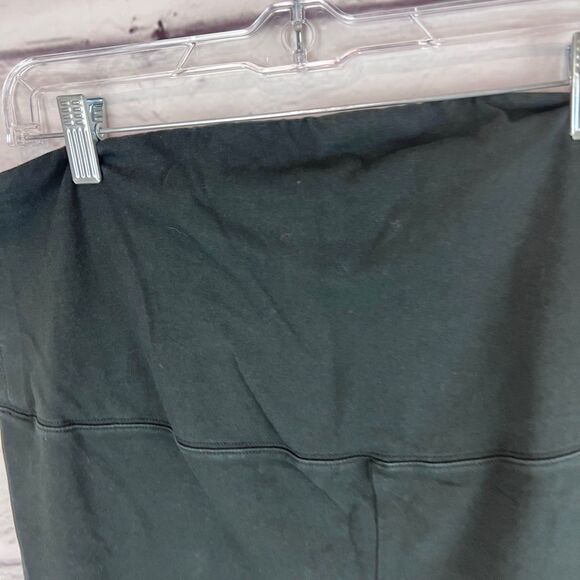 J.Crew Black Maternity Leggings XL Over Belly Panel Soft Stretch Cotton Blend - Picture 3 of 7